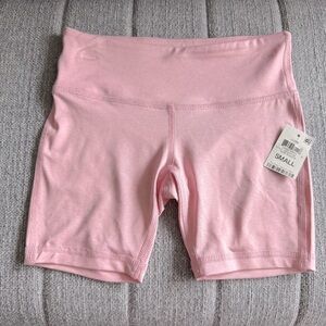 NWT Ideology girls size small light pink bike shorts